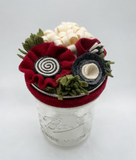 StoryTeller Wool Workshop: Standing Wool Gift Jar Class - Getting ready for holiday gifting!