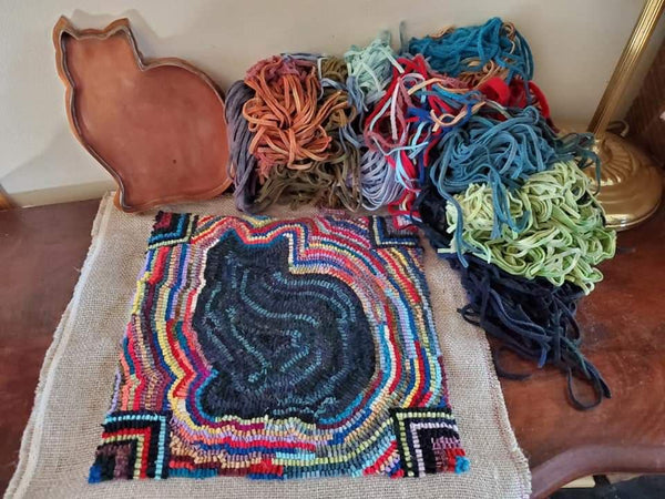 Hand Hooked Rugs, Patterns & Kits, Rug Hooking Supplies, Hand Dyed